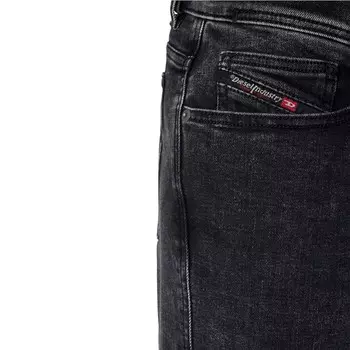 Хлопковые джинсы и мужские брюки Diesel, черный