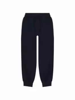 Хлопковые джоггеры с логотипом Dolce&Gabbana, тёмно-синий