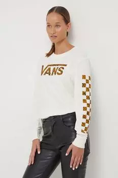 Хлопковые фургоны с длинными рукавами Vans, бежевый