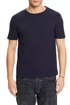 Хлопковые футболки с овальным вырезом, 2 шт Esprit, синий