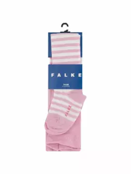 Хлопковые колготки в полоску Falke, розовый