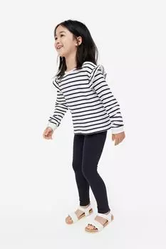 Хлопковые леггинсы H&M