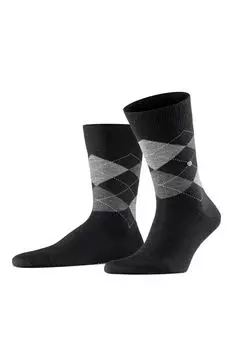 Хлопковые носки Burlington Edinburgh Falke, черный
