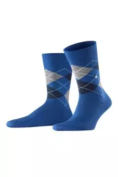 Хлопковые носки Burlington Edinburgh Falke, синий