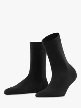 Хлопковые носки до щиколотки FALKE, черный