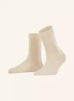 Хлопковые носки на ощупь Falke, бежевый