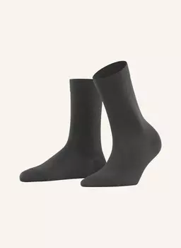 Хлопковые носки на ощупь Falke, черный