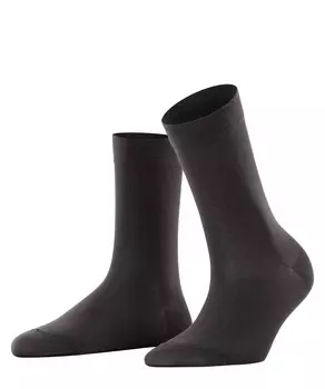 Хлопковые носки на ощупь Falke, серый