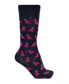 Хлопковые носки с мотивом динозавра Paul Smith, синий
