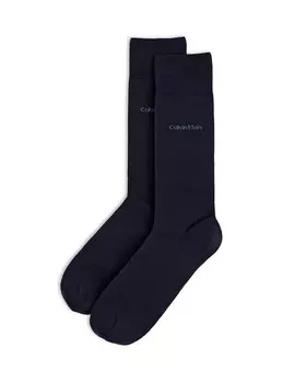 Хлопковые плоские вязаные носки Giza Calvin Klein