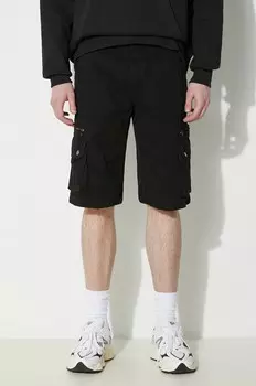 Хлопковые шорты Alpha Industries, черный