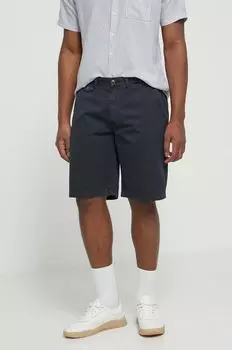 Хлопковые шорты Barbour, темно-синий
