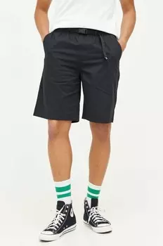 Хлопковые шорты Converse, черный