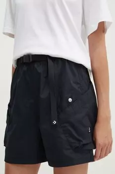 Хлопковые шорты Converse, черный