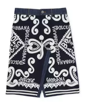 Хлопковые шорты Dolce & Gabbana, синий