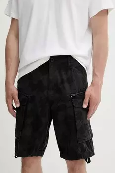 Хлопковые шорты G-Star, черный