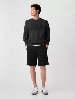 Хлопковые шорты Gap, черный