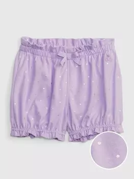 Хлопковые шорты Gap, фиолетовый