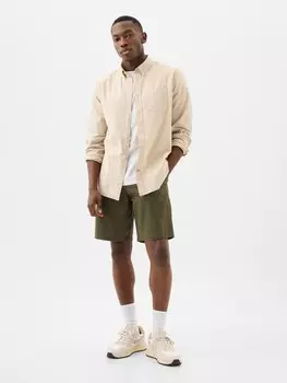 Хлопковые шорты Gap, зеленый