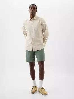 Хлопковые шорты Gap, зеленый