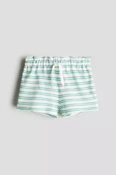 Хлопковые шорты H&M, белый