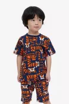 Хлопковые шорты H&M, синий