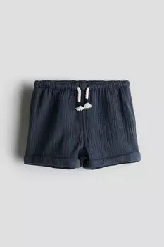 Хлопковые шорты H&M, синий