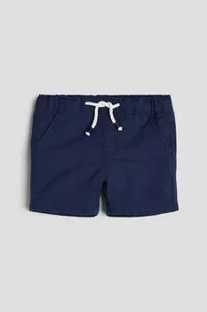 Хлопковые шорты H&M, синий