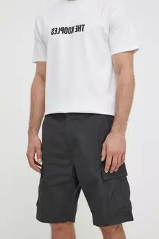 Хлопковые шорты Levi's, серый