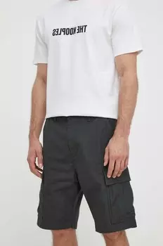 Хлопковые шорты Levi's, серый