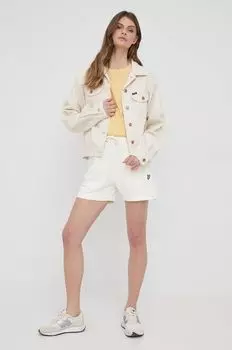 Хлопковые шорты Lyle & Scott, бежевый