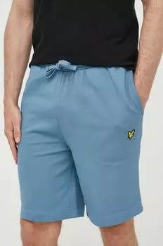 Хлопковые шорты Lyle & Scott, синий