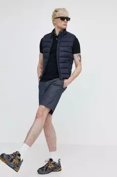 Хлопковые шорты Quiksilver, темно-синий