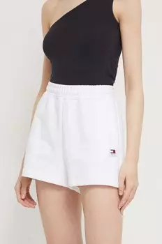 Хлопковые шорты Tommy Jeans, белый