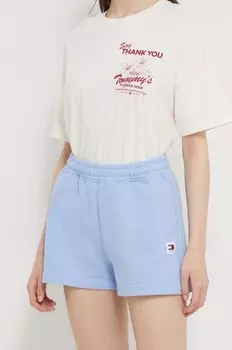 Хлопковые шорты Tommy Jeans, синий