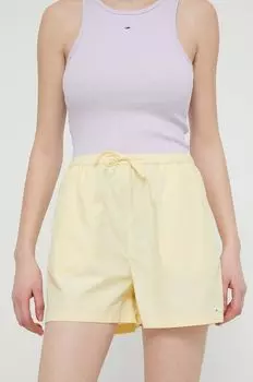 Хлопковые шорты Tommy Jeans, желтый