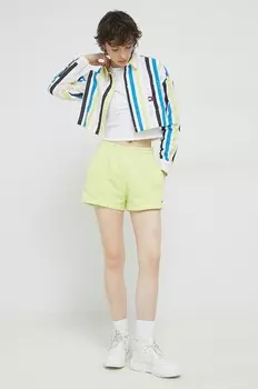 Хлопковые шорты Tommy Jeans, желтый