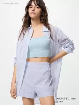 Хлопковые шорты Uniqlo, синий