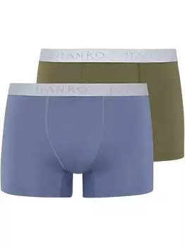 Хлопковые шорты в стиле ретро Hanro, мультиколор