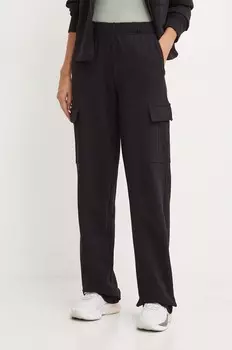 Хлопковые спортивные штаны RGINE Guess, черный