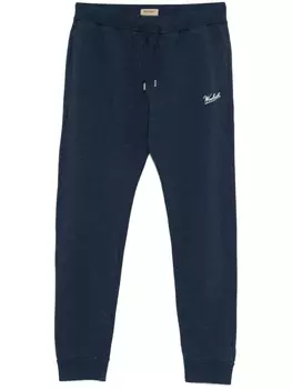 Хлопковые спортивные штаны Woolrich, синий