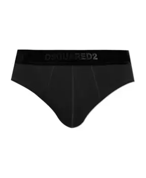 Хлопковые трусы Dsquared2, черный
