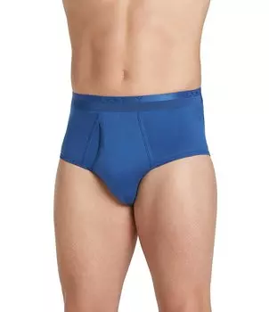 Хлопковые трусы Jockey Signature Pima с полной посадкой (4 шт.), синий