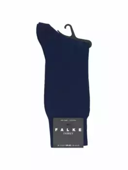 Хлопковые высокие носки Falke, тёмно-синий