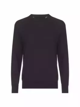 Хлопковый джемпер с логотипом Givenchy, тёмно-синий