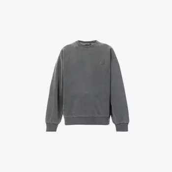 Хлопковый джемпер с нашивкой-логотипом Vista Carhartt Wip, черный