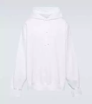 Хлопковый джерси худи Gucci, White/Mix