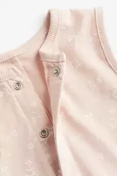 Хлопковый комбинезон H&M, розовый