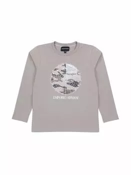 Хлопковый лонгслив EMPORIO ARMANI