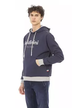 Хлопковый мужской свитер Baldinini Trend, синий